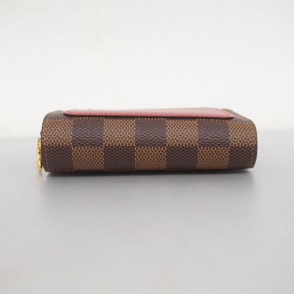 Louis Vuitton Wallet Damier Portefeuille Lou N60500 Red Ebene Ladies - Picture 2 of 15
